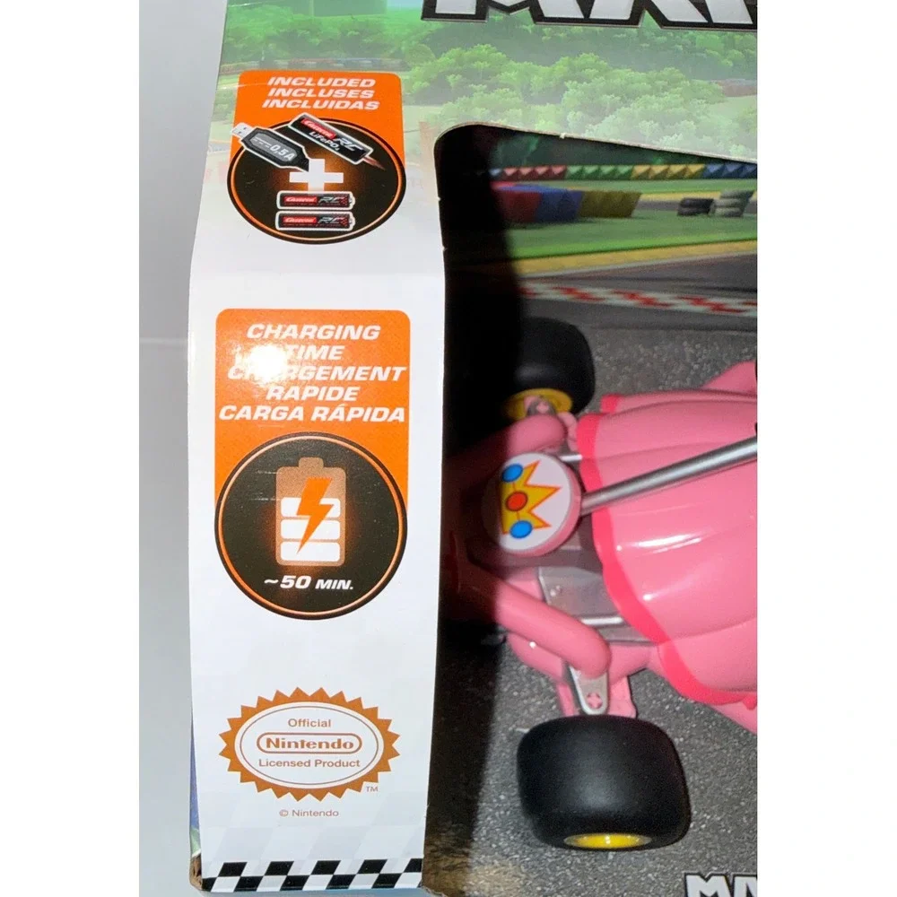 Carrera RC Mario Kart Pipe Kart Peach 1:18 Scale Pink New 2.4GHz 370200986P
